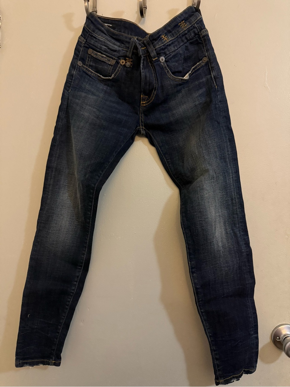 R 13 Indigo Skinny Jeans